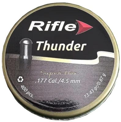 Puli pnevmaticheskie Rifle Thunder k.4,5mm 0,87g (400sht)