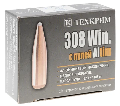 Patron 7,62h51 Tekhkrim Altim 12,4g (185gr)